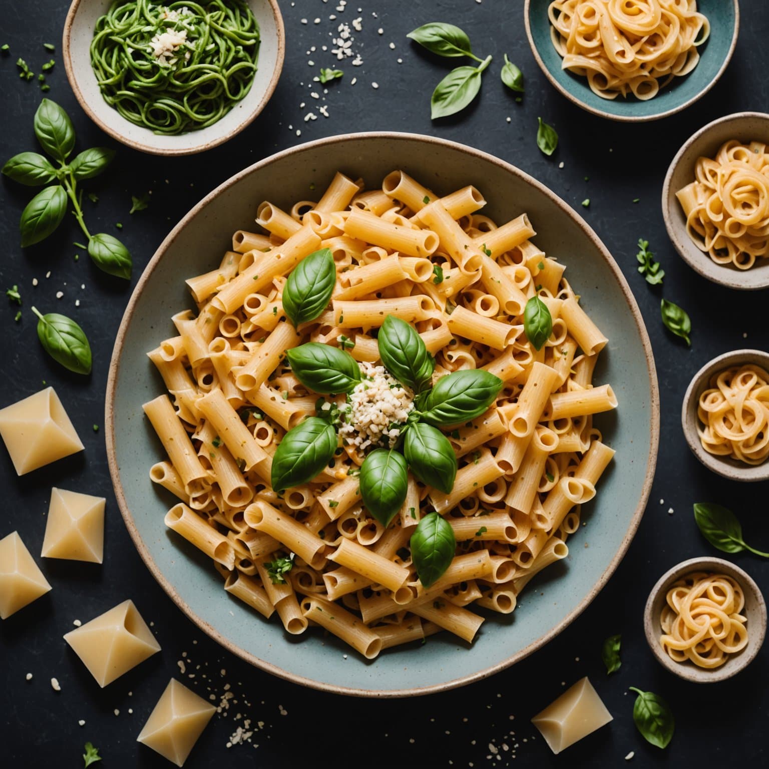 Tolv-minutters pasta-blanding