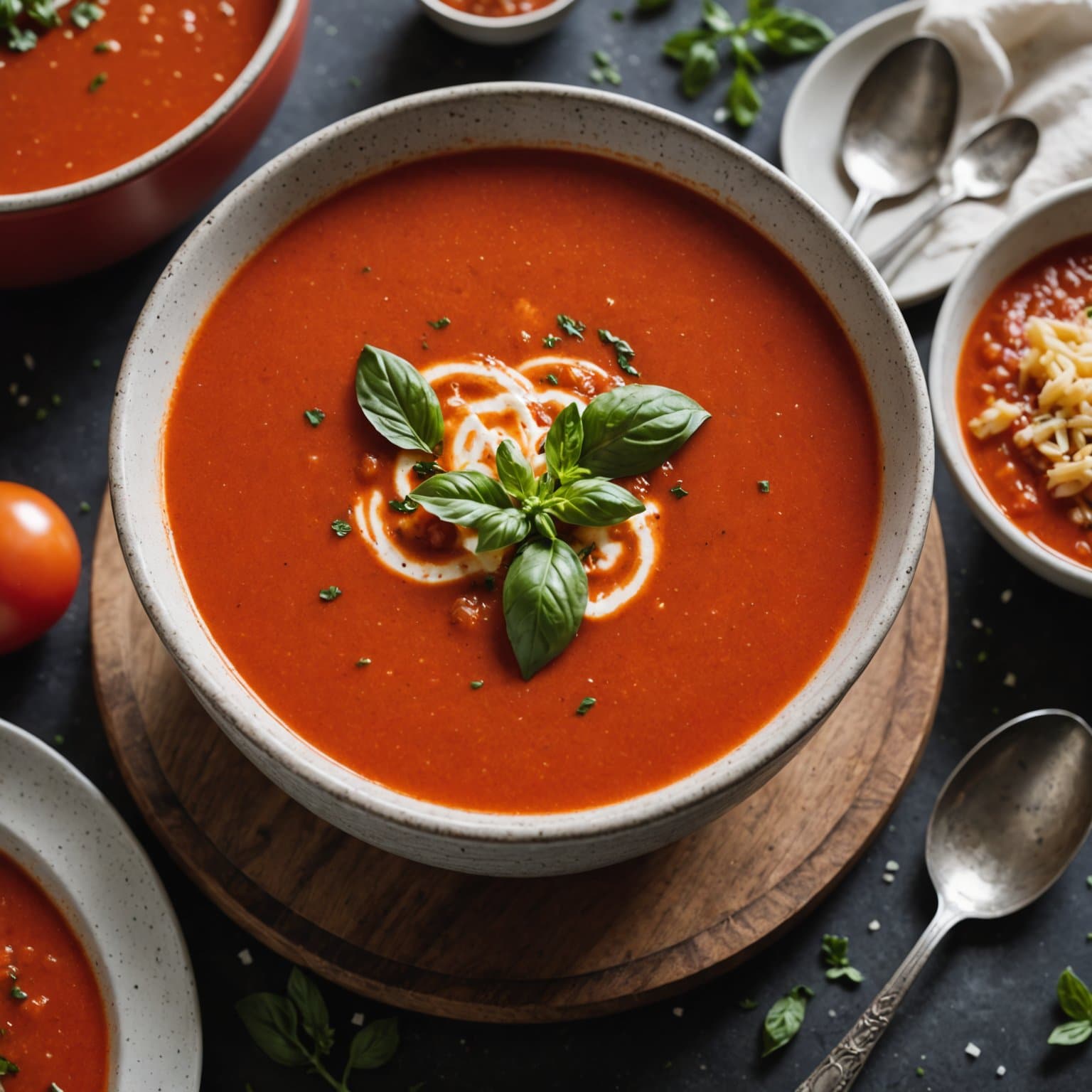 Tomatsuppe med tre ingredienser