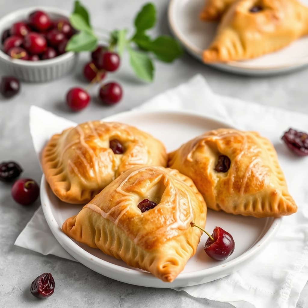 Tørkede kirsebær- og gyldne rosineruller