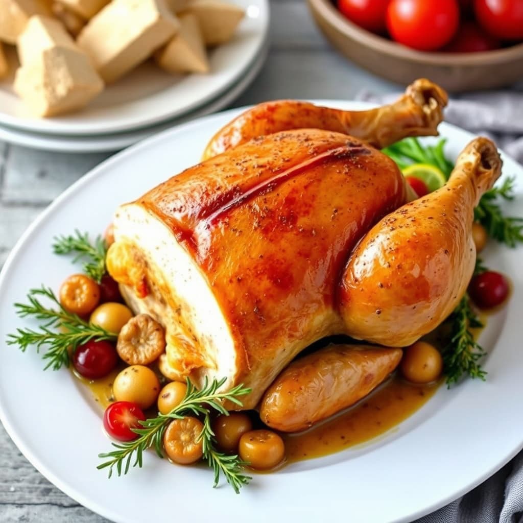 Tradisjonell stekt kalkun