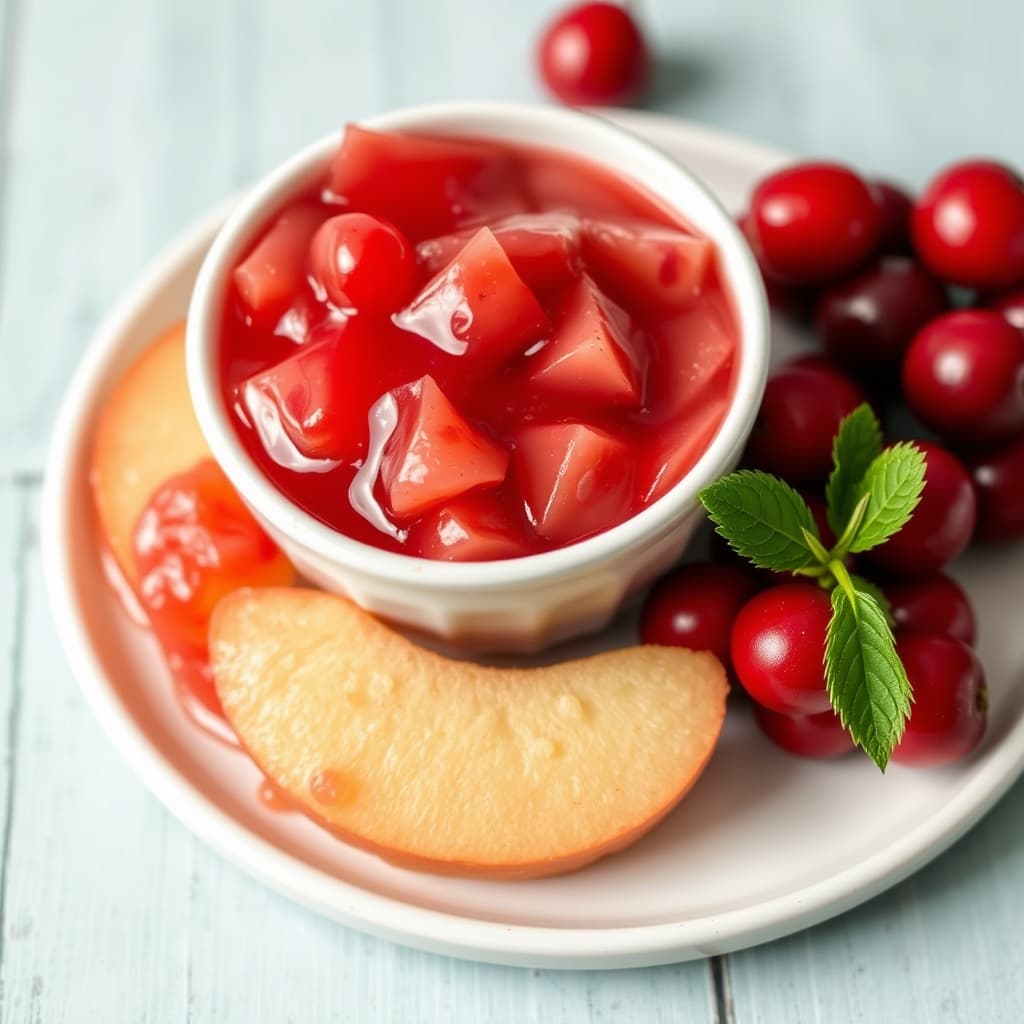 Tranebær- og eplesaus