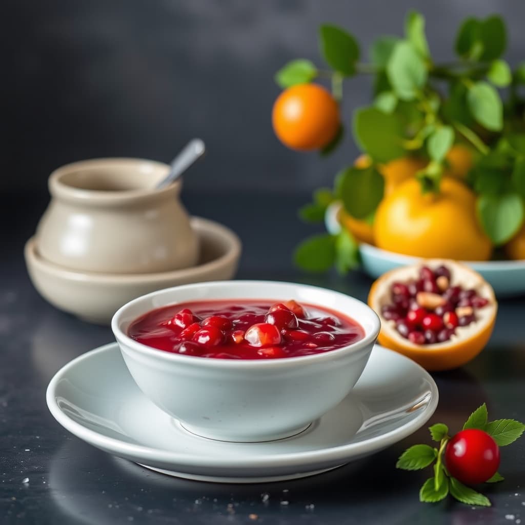 Tranebær- og kumquat-saus