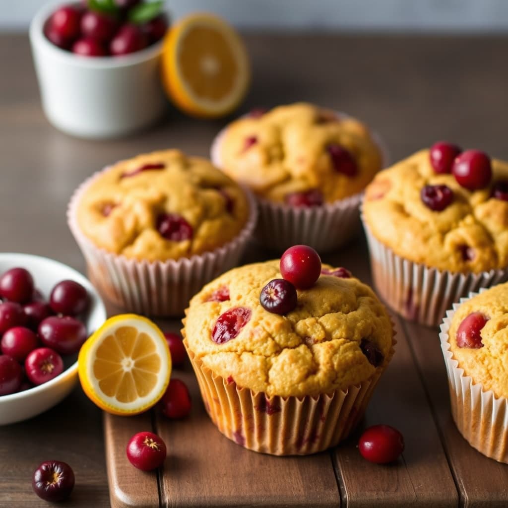 Tranebær- og sitrustomper