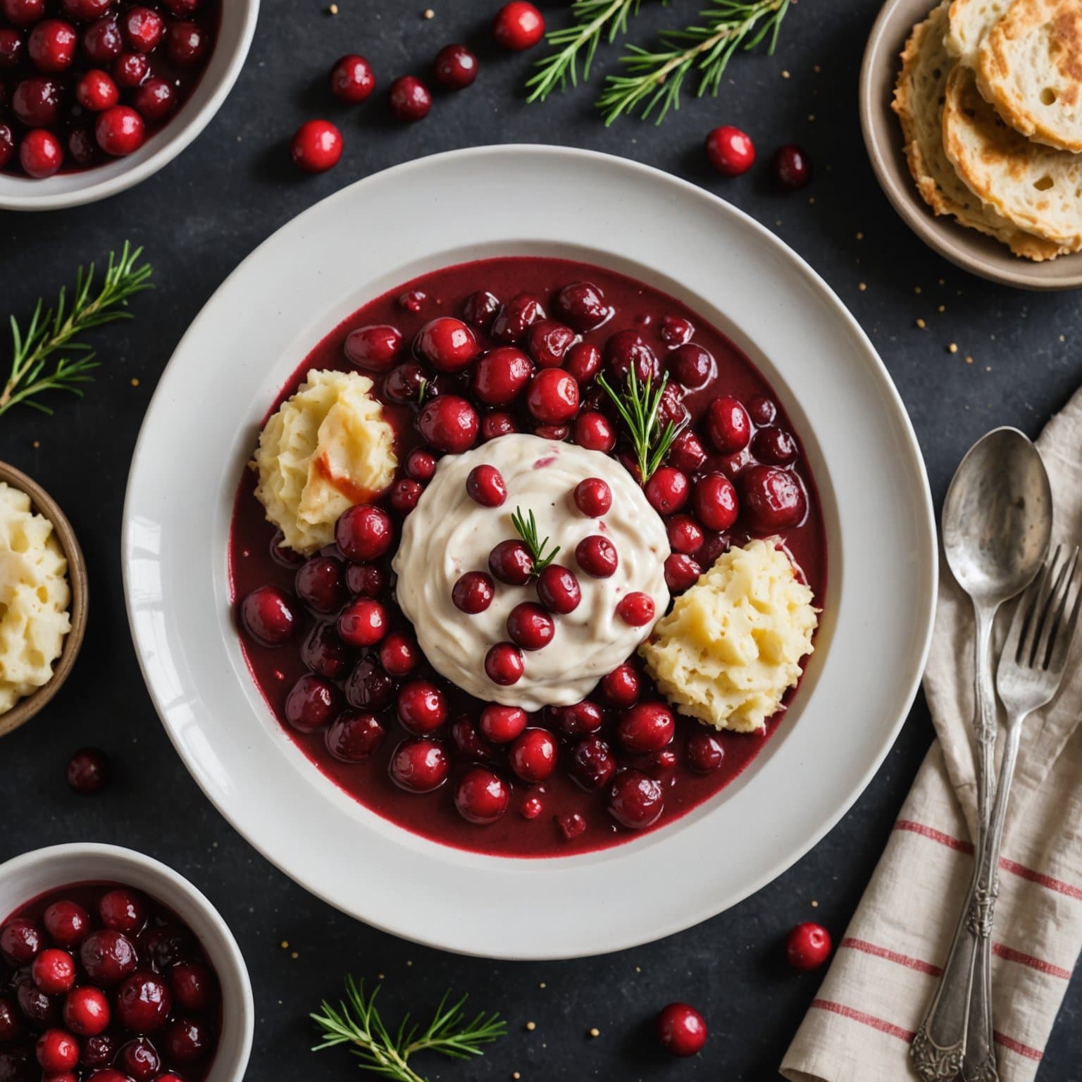 Tranebærsaus med kraft