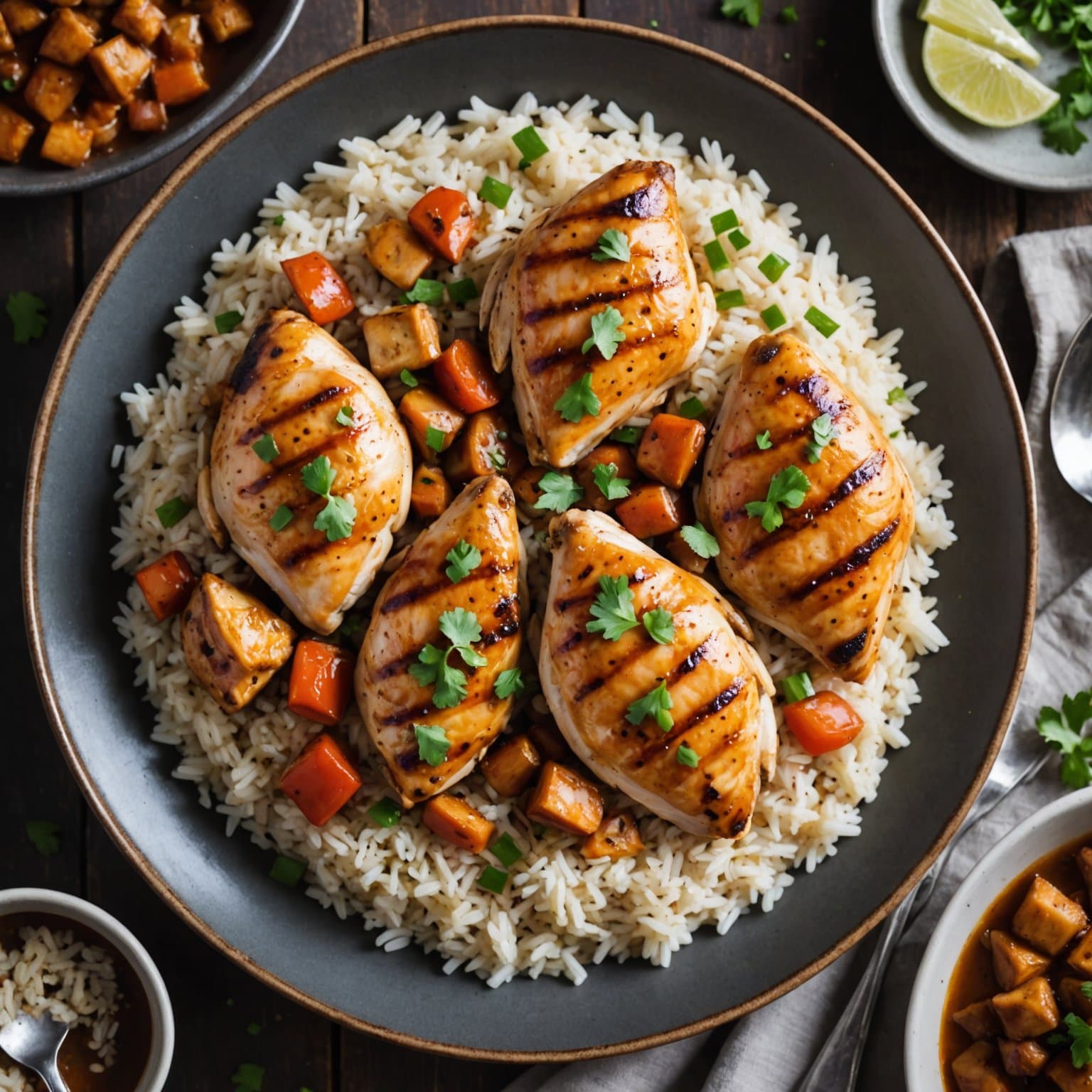 Travel dag med kylling og ris