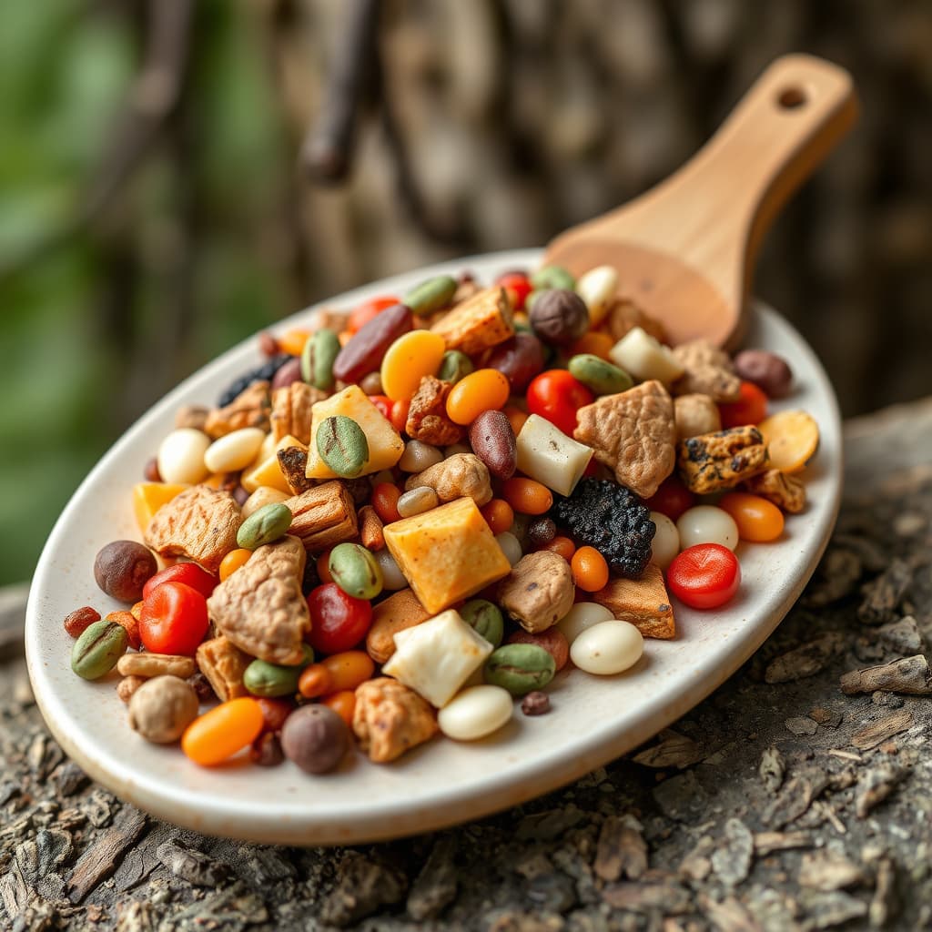 Trebeskjæringsnøtteblanding