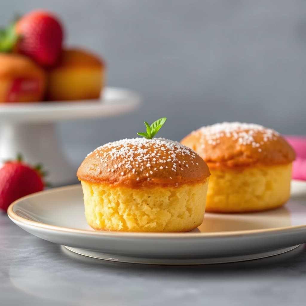 Trefoldig utvalg av mini poundkaker