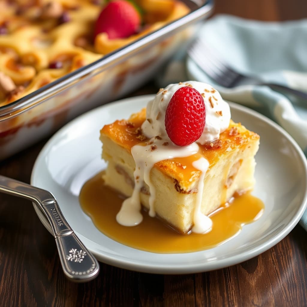 Tres Leches-brødpudding