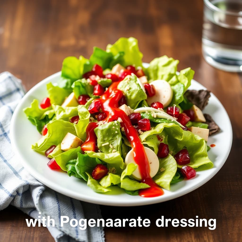 Triple-A salat med granateplesaus