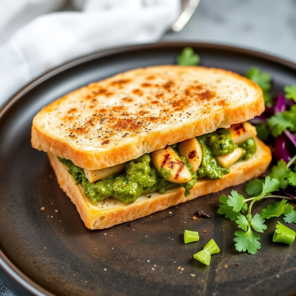 Tuna Panino med Salsa Verde