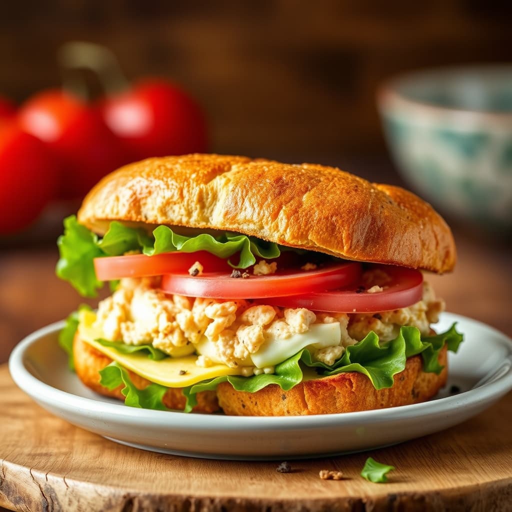 Tunfisk-egg-sandwich