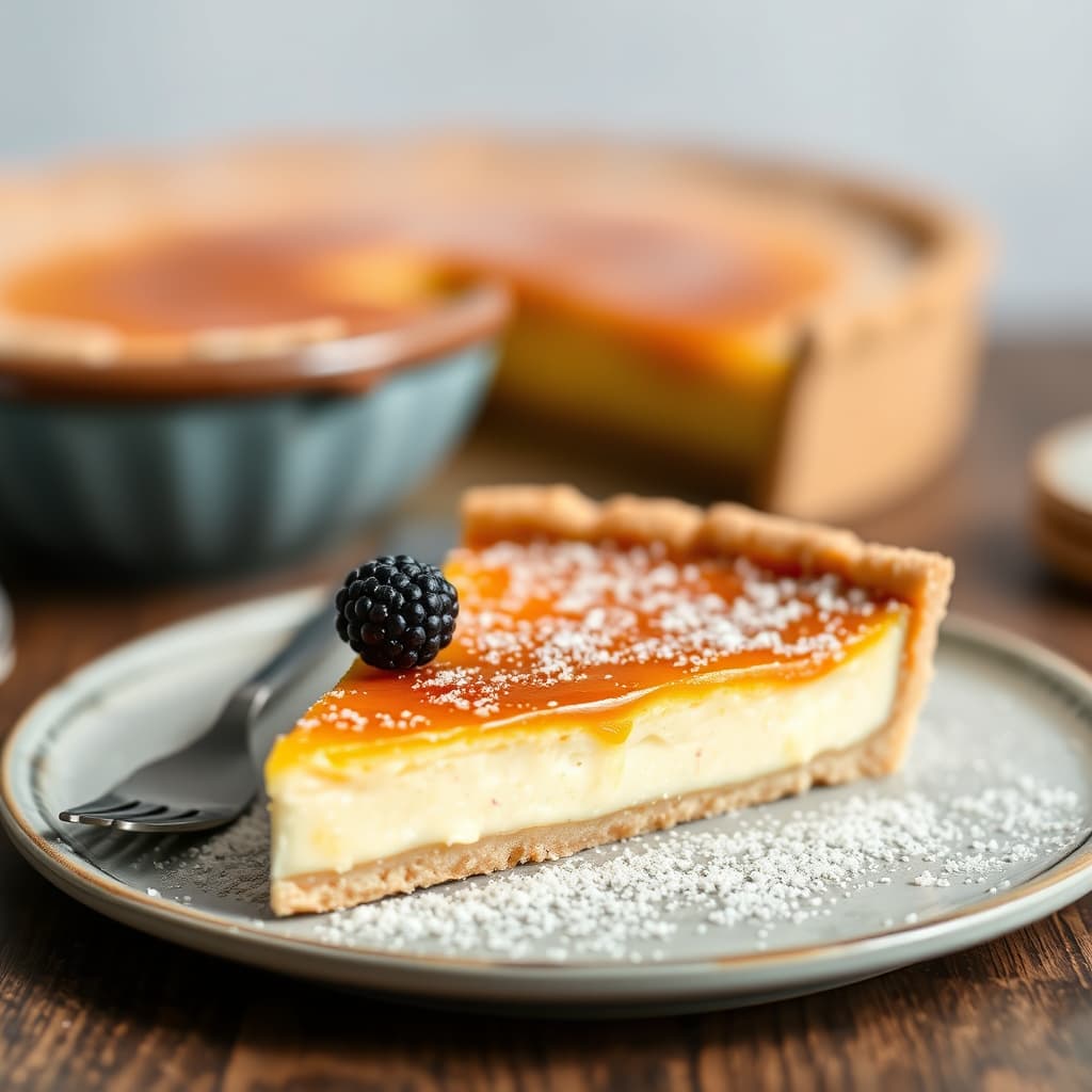 Turbinado Creme Brulee-terte