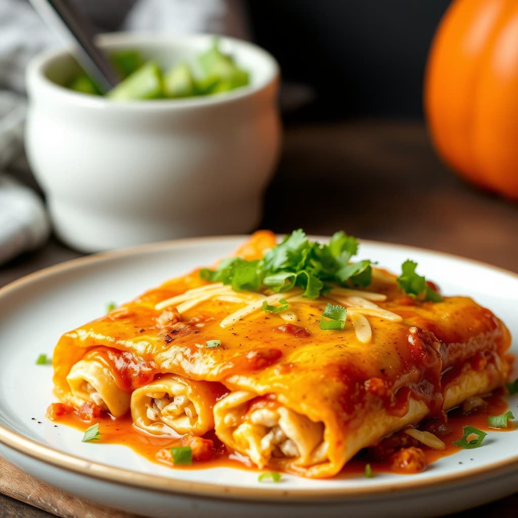 Tyrkia-gresskar-enchiladas