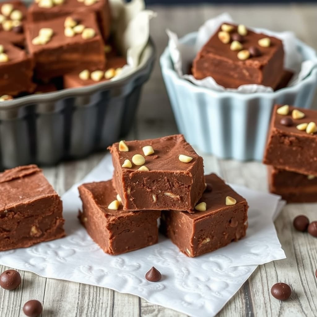 Tysk sjokoladekrem med fudge