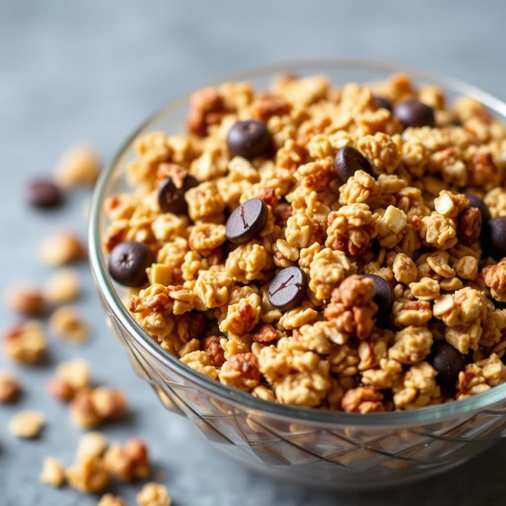 Vanilje-duftende granola