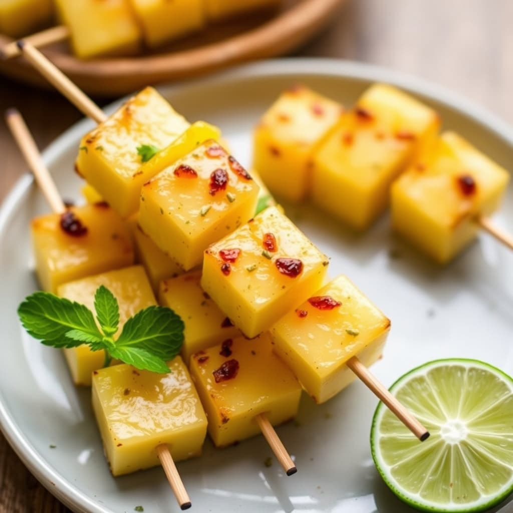 Vanilje-lime-ananas-spyd