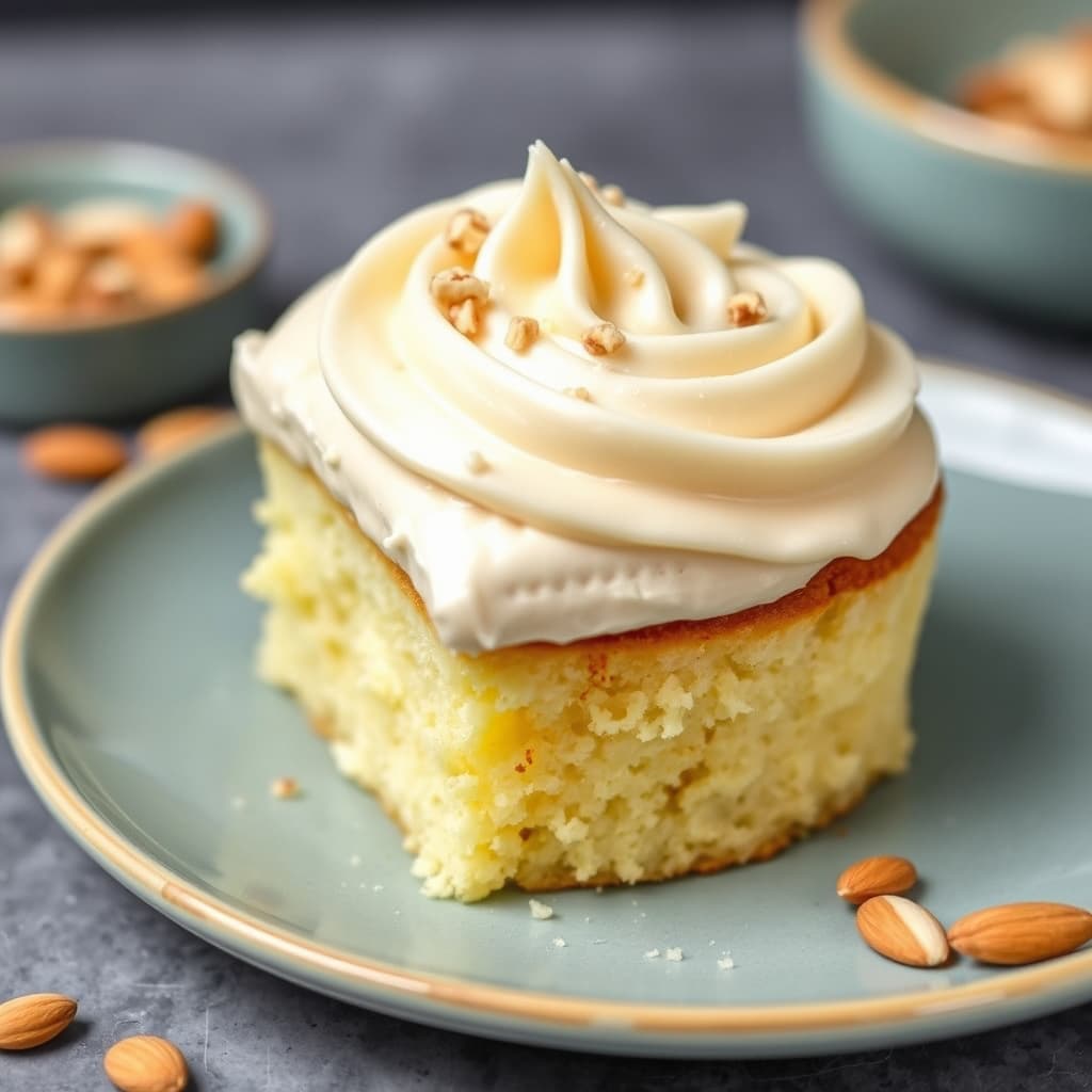 Vanilje- og mandelfrosting