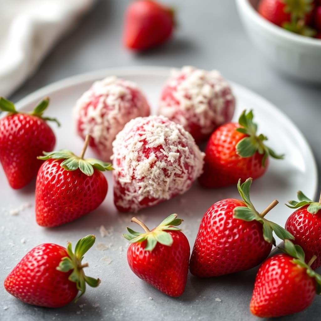 Vanilje-ristede jordbær