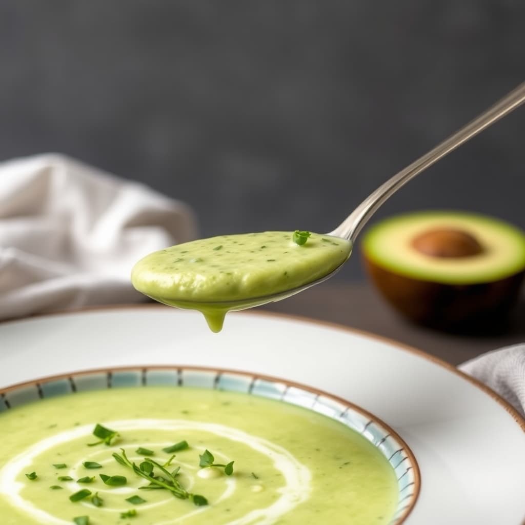 Vannkress-avgolemono-suppe