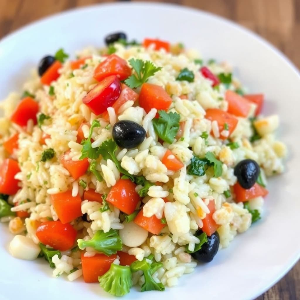 Vårens grønnsaksrisalat (Insalata di Riso)