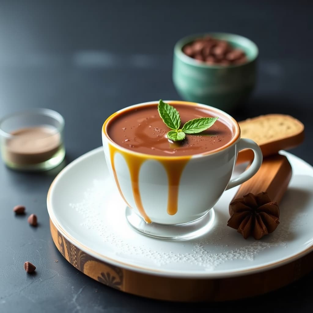 Varm sjokolade med chartreuse