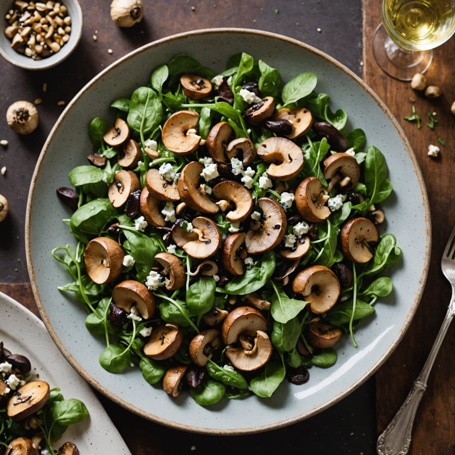 Varm soppsalat med stiltonost