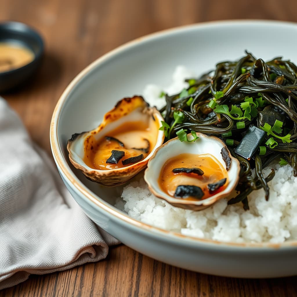 Varmøyde østers og tang