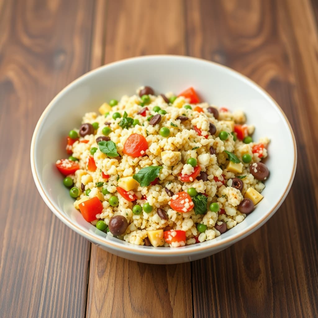 Vegetablsalat med couscous