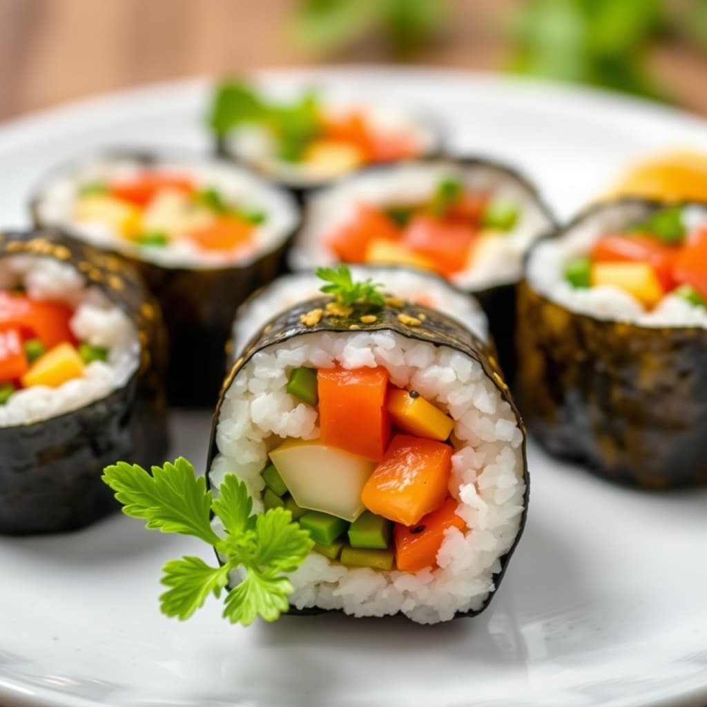 Vegetarisk sushi