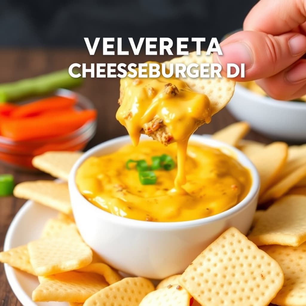 VELVEETA Spicy Cheeseburger Dip