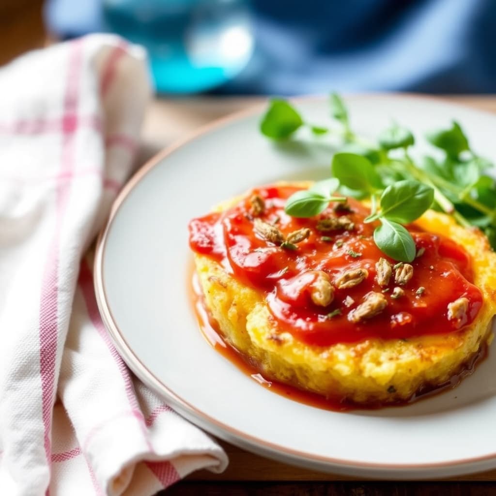 Venetianske polentakaker med rosenkål (Cavolini di Bruxelles) oppskrift