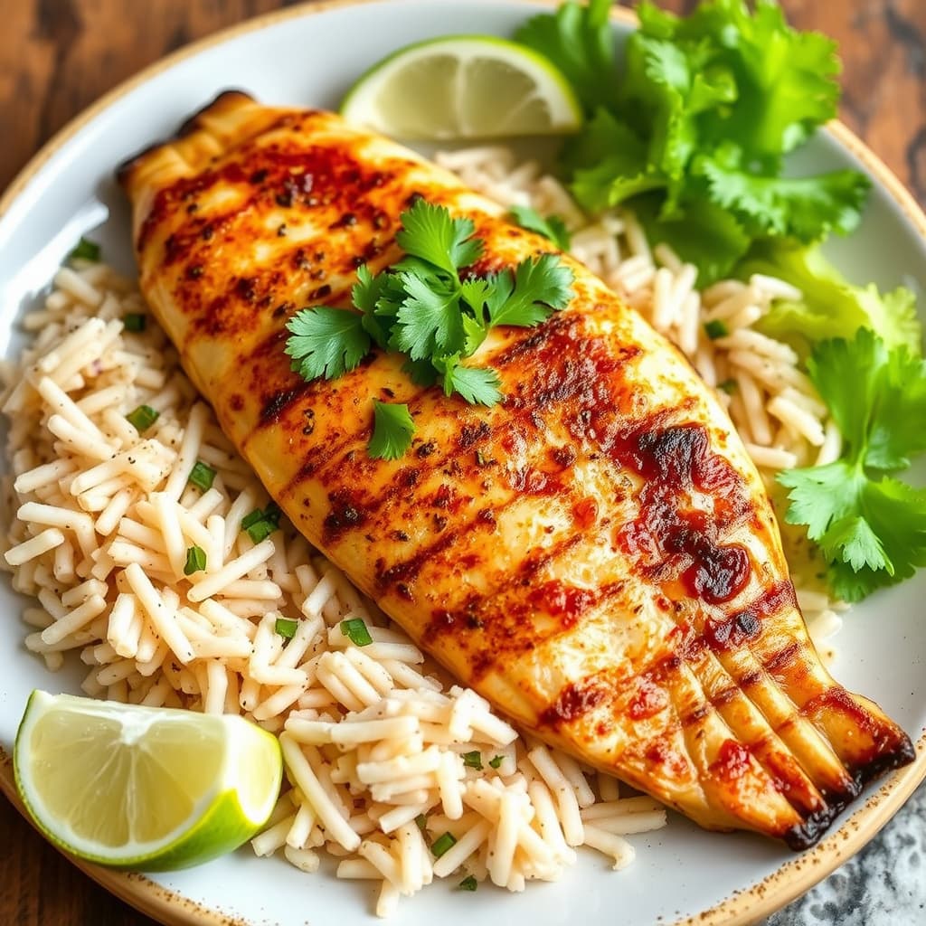 Veracruz-stil Tilapia ("Pescado A La Veracruzana")