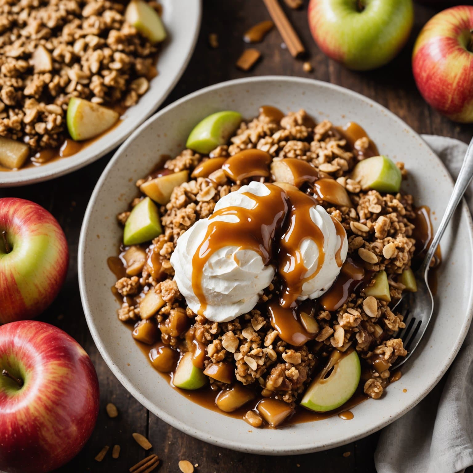 Verdens beste karamell-eplecrisp