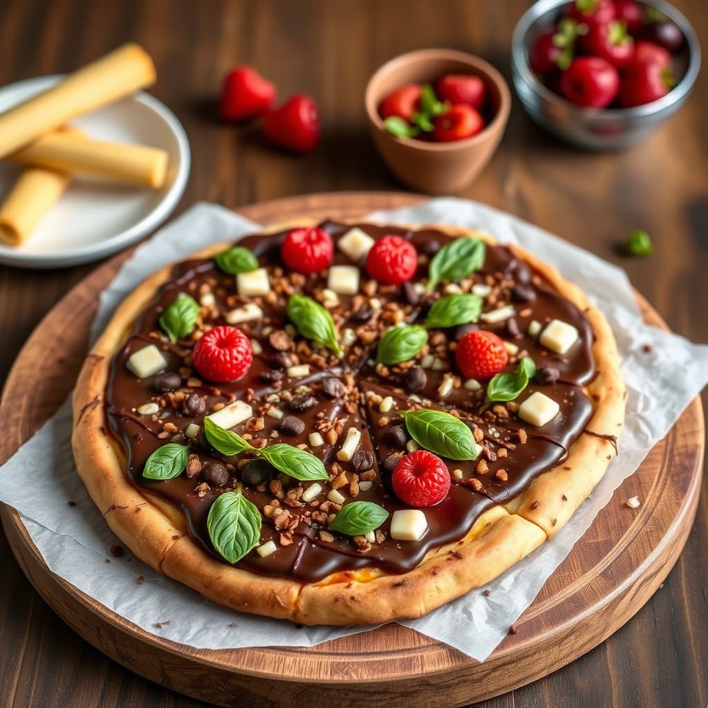 «Vi må snakke» sjokoladepizza