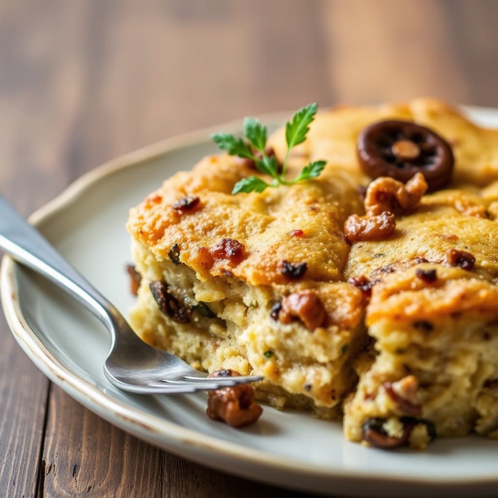 Vill sopppudding med brød