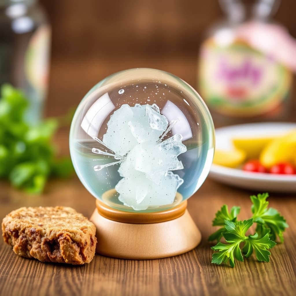 Vinglete, vaklende krystallkule