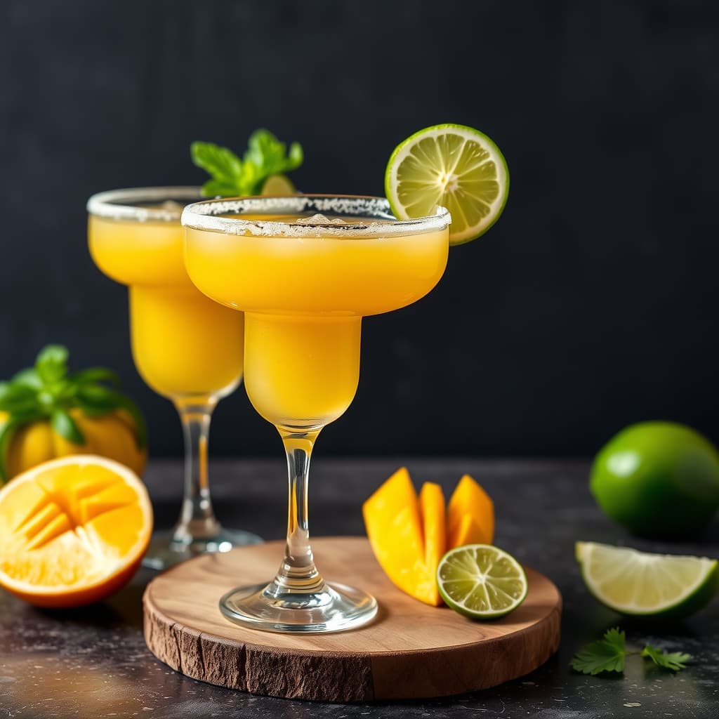 Virgin Mango Margaritas