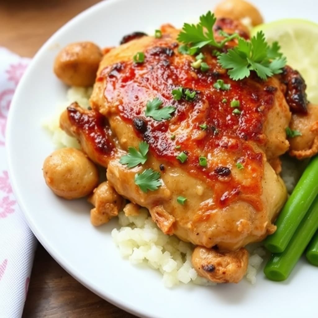 Virginias cubanske hvitløkskylling