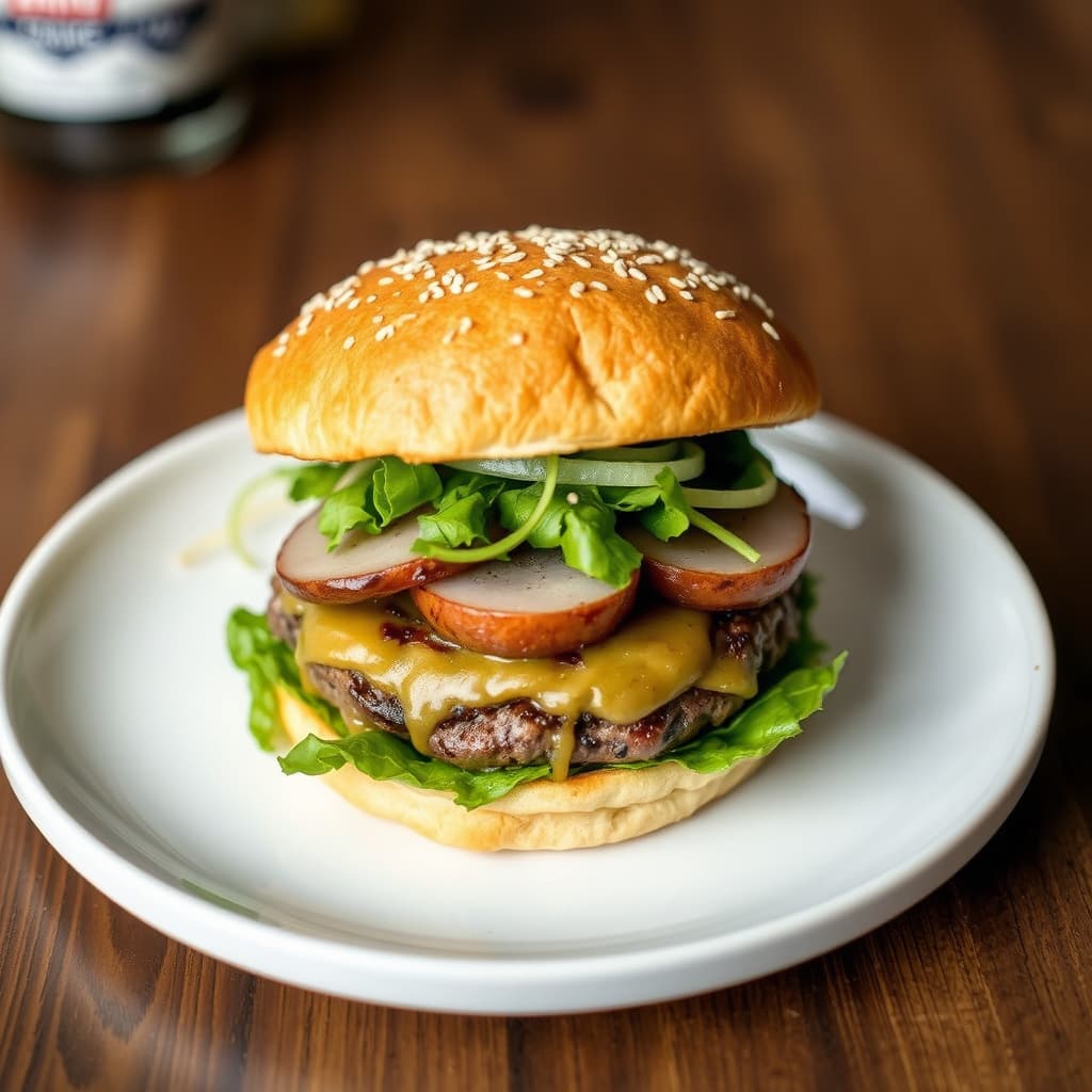 Vortex Blue 'Shroom Burger