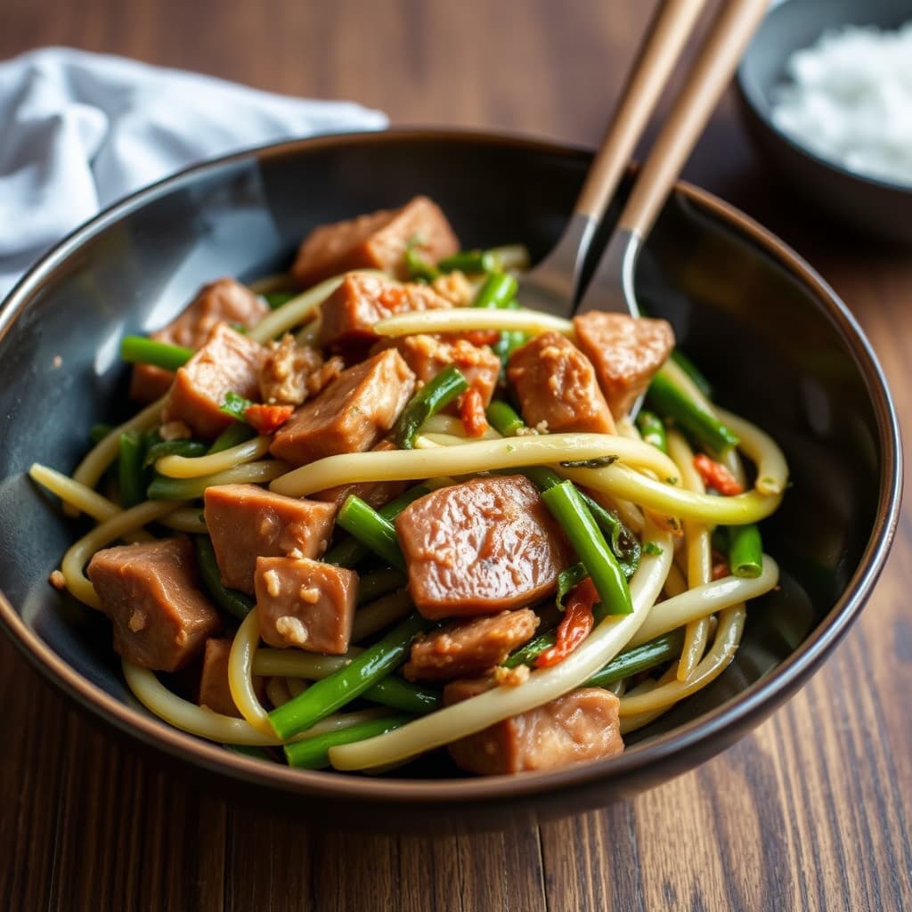 Walter Kei's Shanghai-stil svinekjøtt med bønnespirer