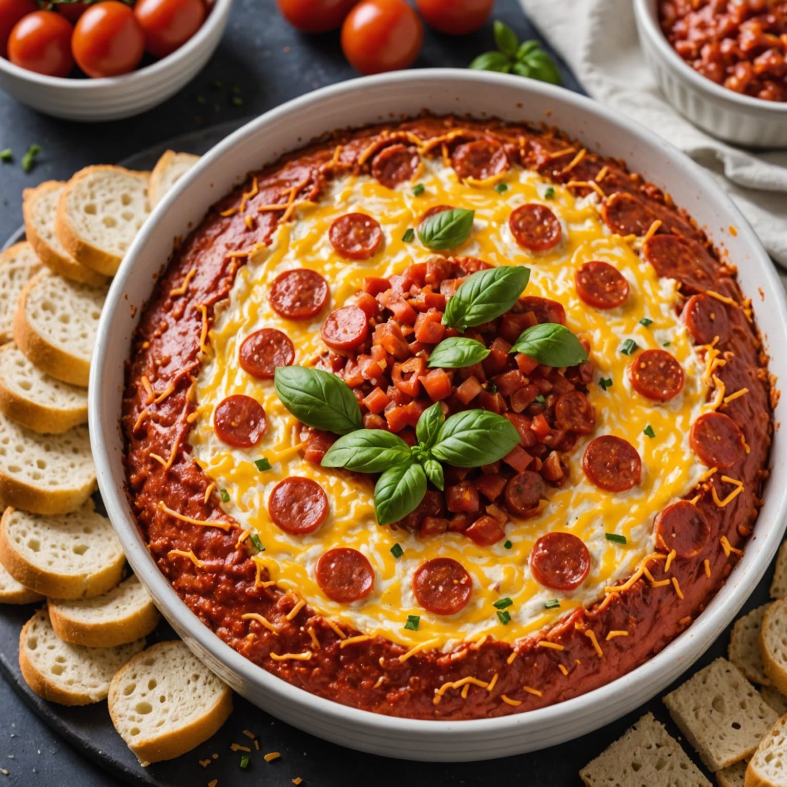 West Virginia Pepperoni Roll Dip