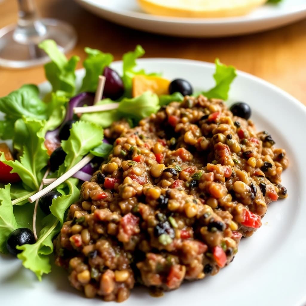 Wolfgangs salatprøveskål: Tapenade av svarte og grønne oliven