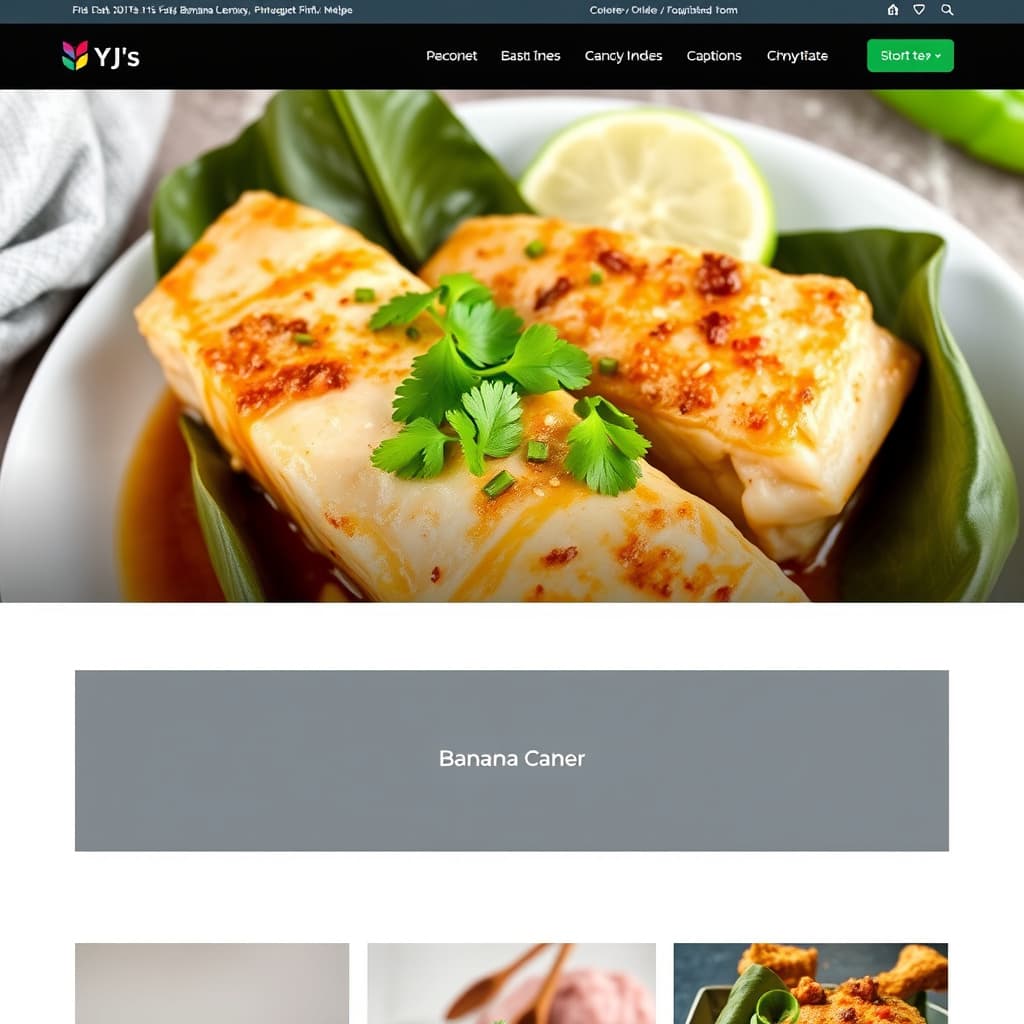 YJs fisk og bananblader