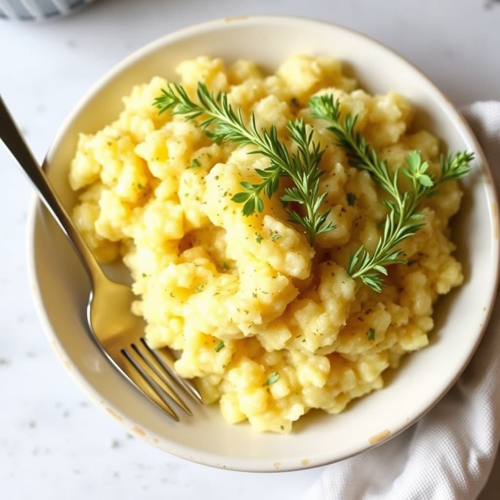 Yukon Gold hvitløksmos