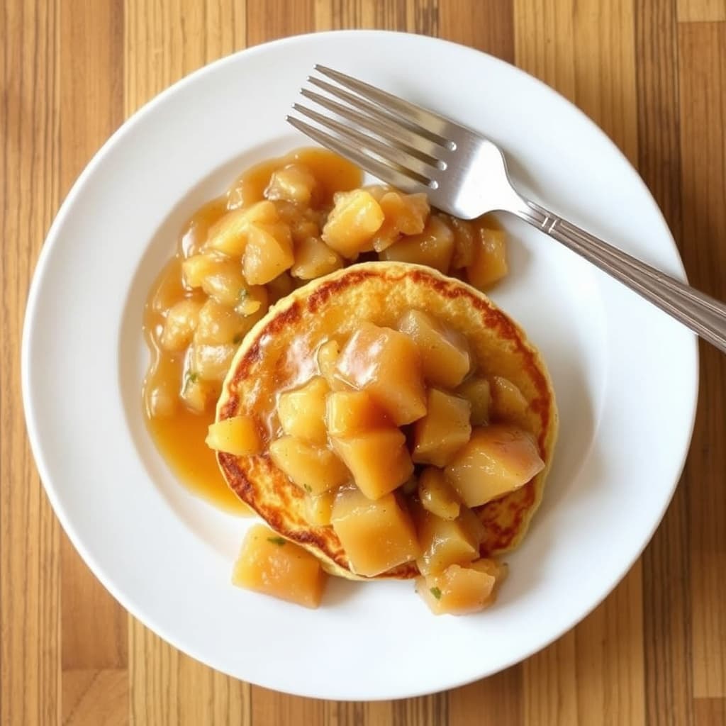 Yukon via Vermont: Yukon Gold-potetpannekaker og grov eplesaus