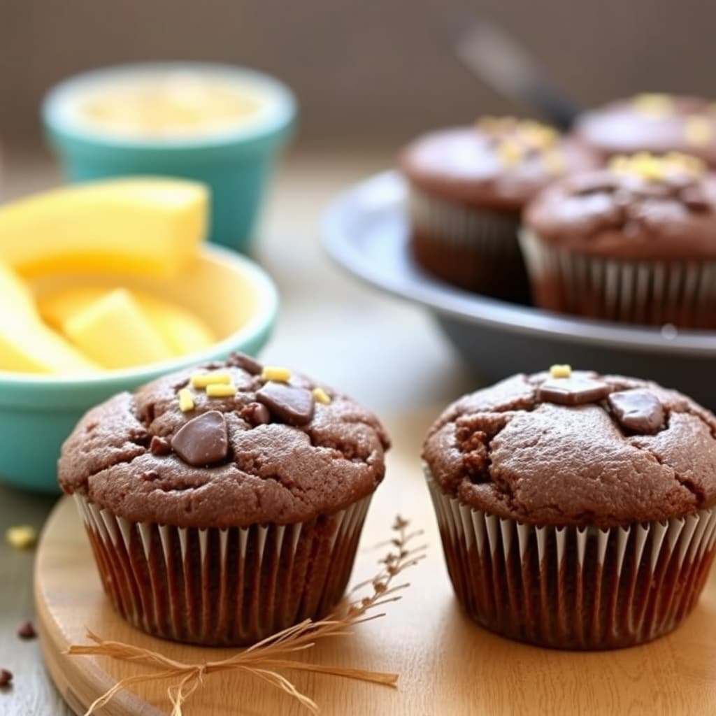 Yum Yum Brownie-Muffins