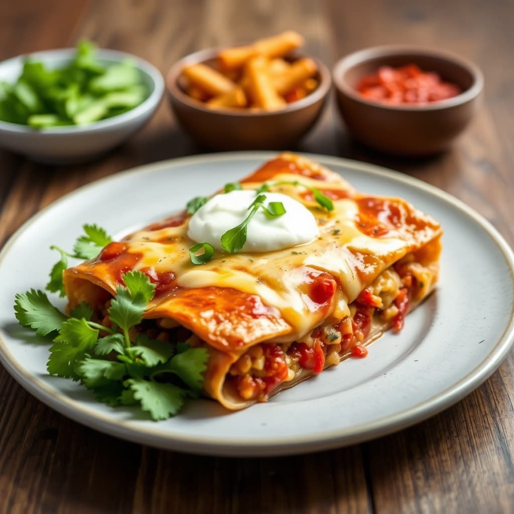 Zachs Alotta Southwestern Enchiladas