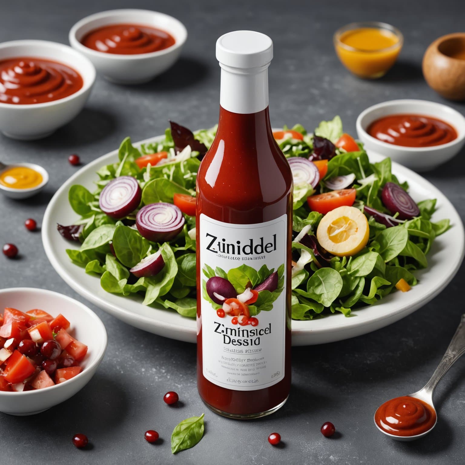 Zinfandel-salatdressing
